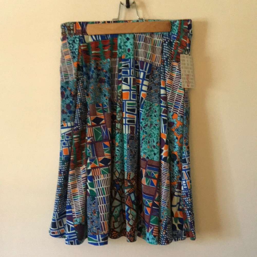 Nwt Multi Pattern & Colors Llr Madison Skirt Small - image 1